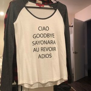 Saks fifth avenue graphic shirt